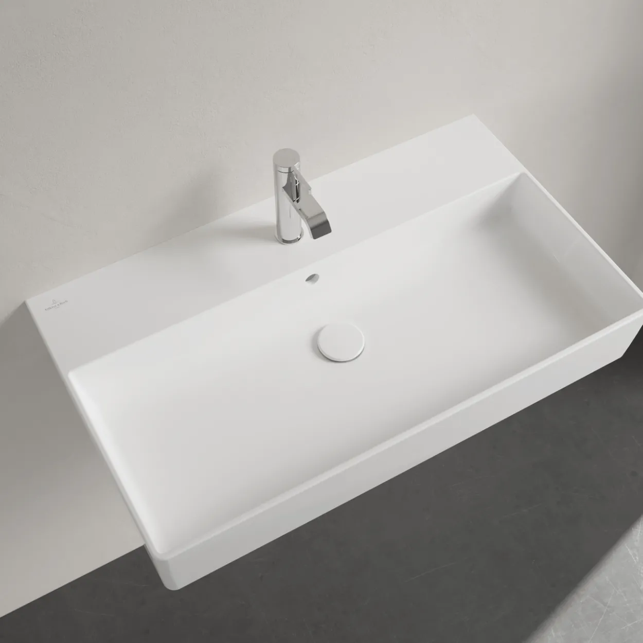 V&b memento 2.0 servant 80x47 hvit alpin