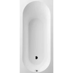 V&b oberon badekar 170x70 for innbygging hvit alpin