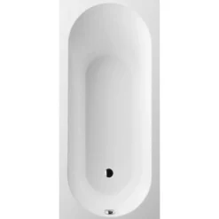 V&b oberon badekar 180x80 for innbygging hvit alpin