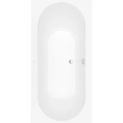V&b oberon badekar 190x90 for innbygging stone white