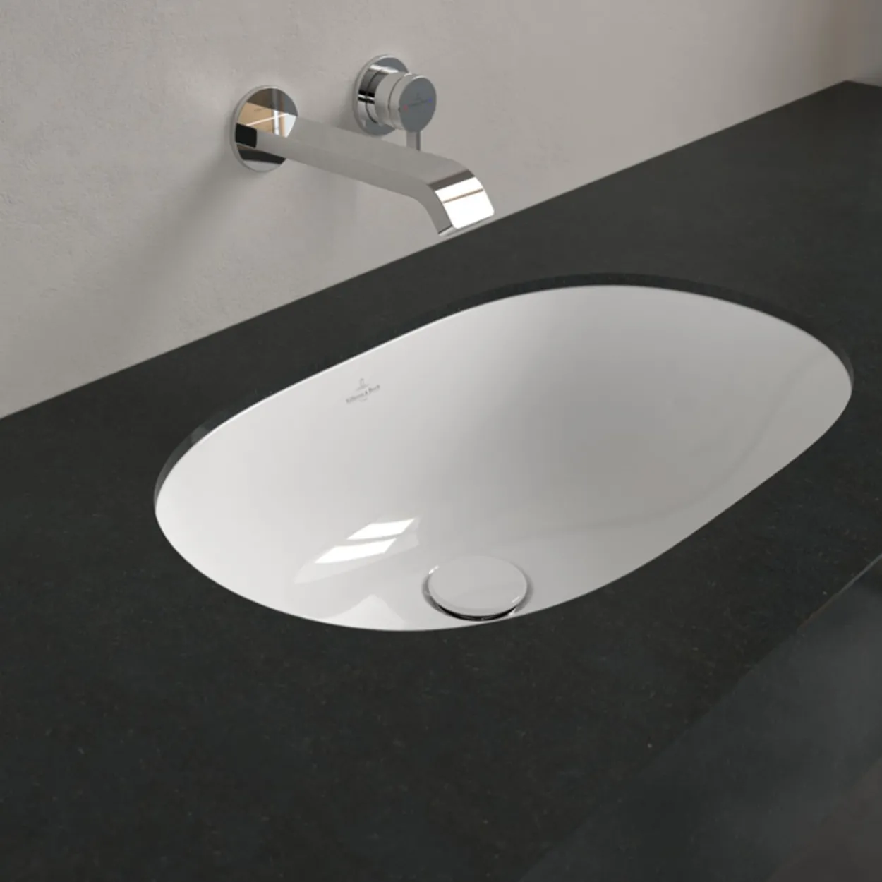V&b o.novo underlimt servant 53x32 hvit alpin