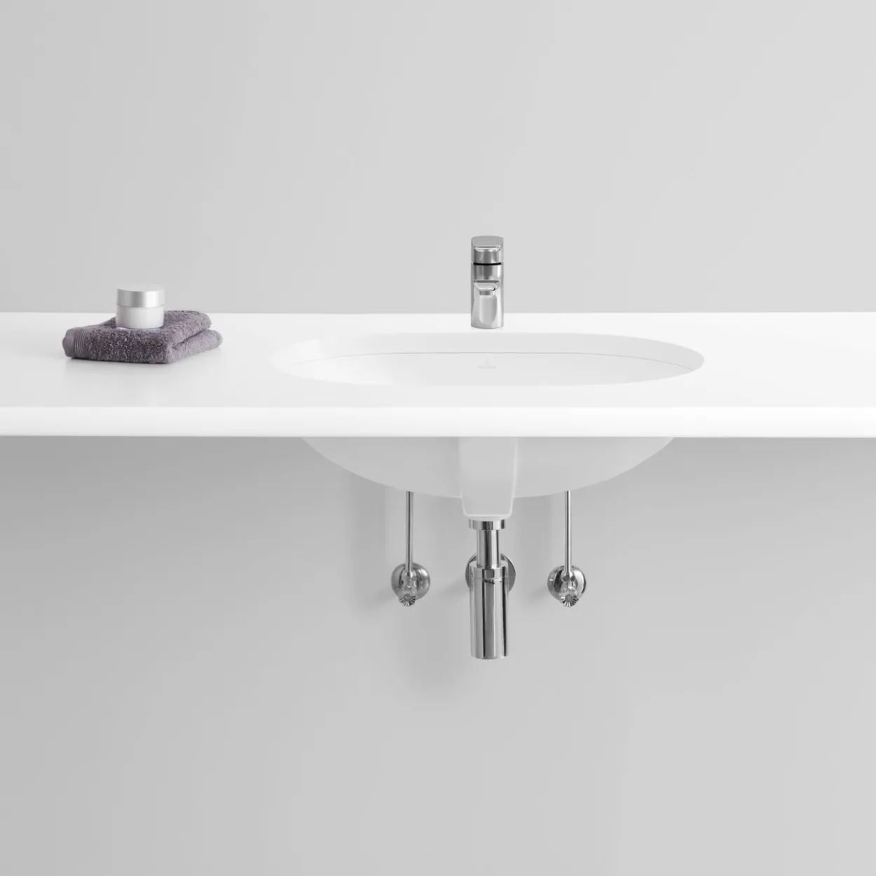 V&b o.novo underlimt servant 60x35 hvit alpin