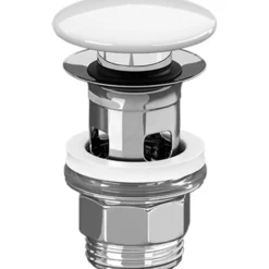 V&b push-open ventil c+ stone hvit
