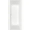 V&b subway 3.0 badekar 170x75 for innbygging stone white m/silentflow vannpåfylling