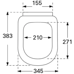 V&b subway 1.0 compact toalettsete standard hvit alpin