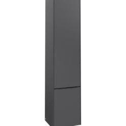 V&b subway 3.0 høyskap 40x171 høyre 2 dører black graphite håndtak i volcano