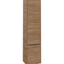 V&b subway 3.0 høyskap 40x171 høyre 2 dører kansas oak håndtak i volcano black