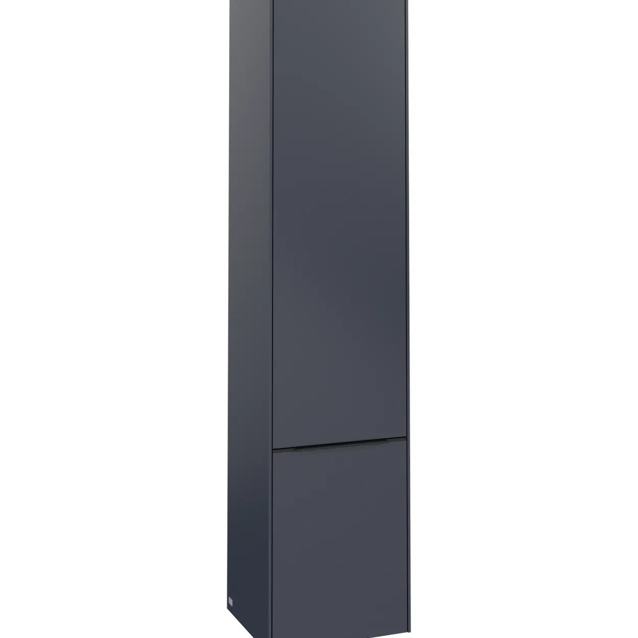 V&b subway 3.0 høyskap 40x171 høyre 2 dører marine blue håndtak i volcano black
