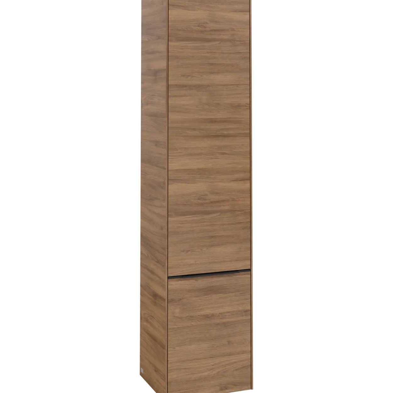 V&b subway 3.0 høyskap 40x171 venstre 2 dører kansas oak håndtak i volcano black