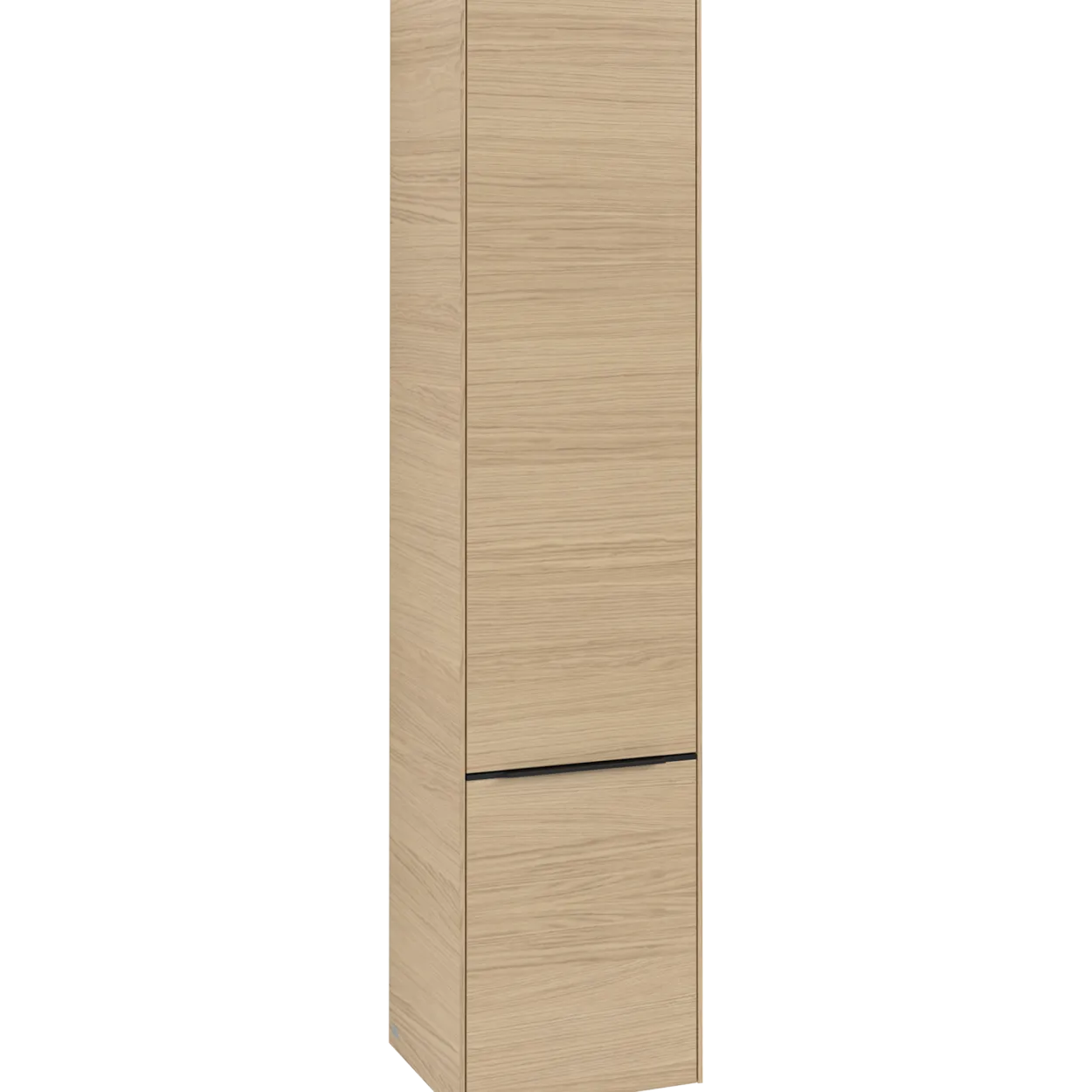 V&b subway 3.0 høyskap 40x171 venstre 2 dører nordic oak håndtak i volcano black