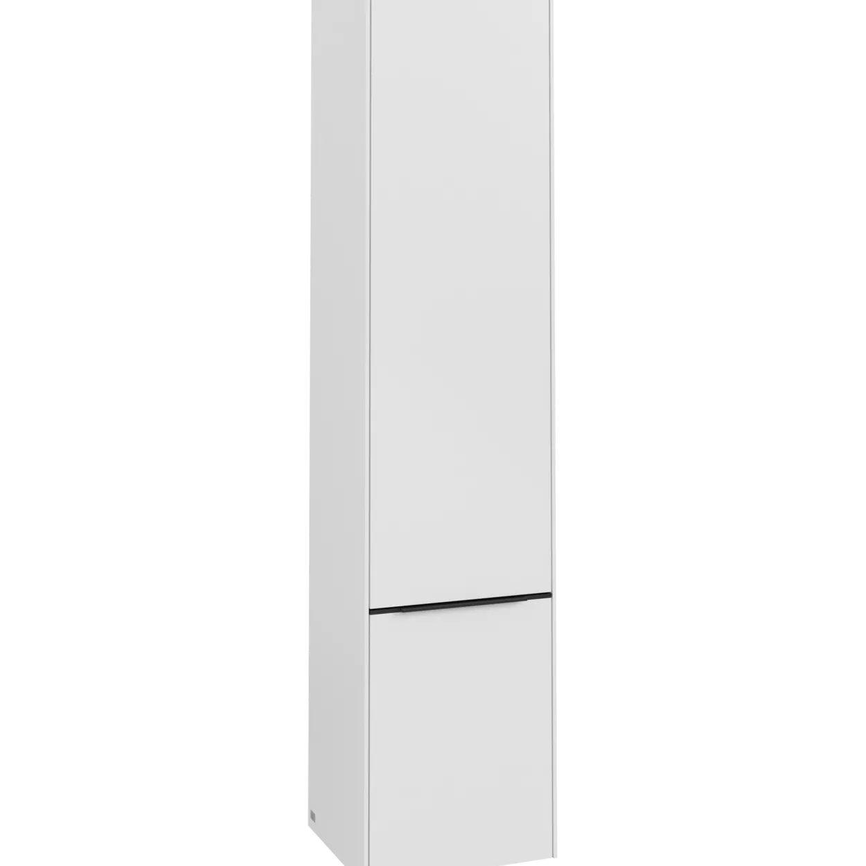 V&b subway 3.0 høyskap 40x171 venstre 2 dører pure white håndtak i volcano black
