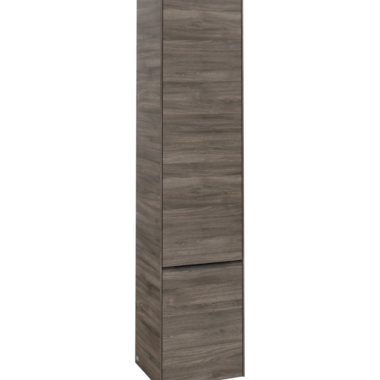 V&b subway 3.0 høyskap 40x171 venstre 2 dører stone oak håndtak i volcano black