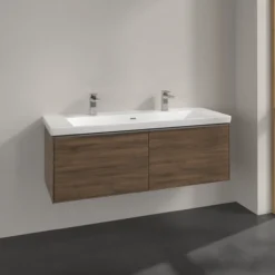 V&b subway 3.0 servantskap 127x42 arizona oak håndtak i krom