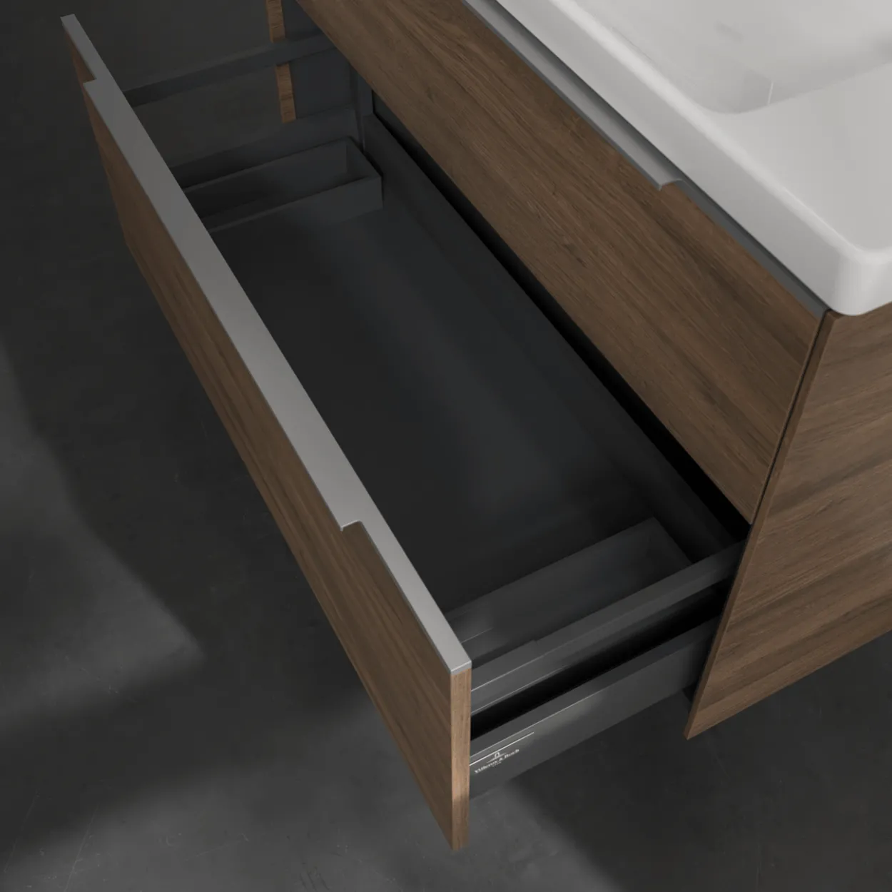 V&b subway 3.0 servantskap 97x57 arizona oak håndtak i krom