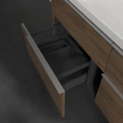 V&b subway 3.0 servantskap 127x57 arizona oak håndtak i krom