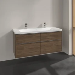 V&b subway 3.0 servantskap 127x57 arizona oak håndtak i krom