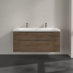V&b subway 3.0 servantskap 127x57 arizona oak håndtak i krom