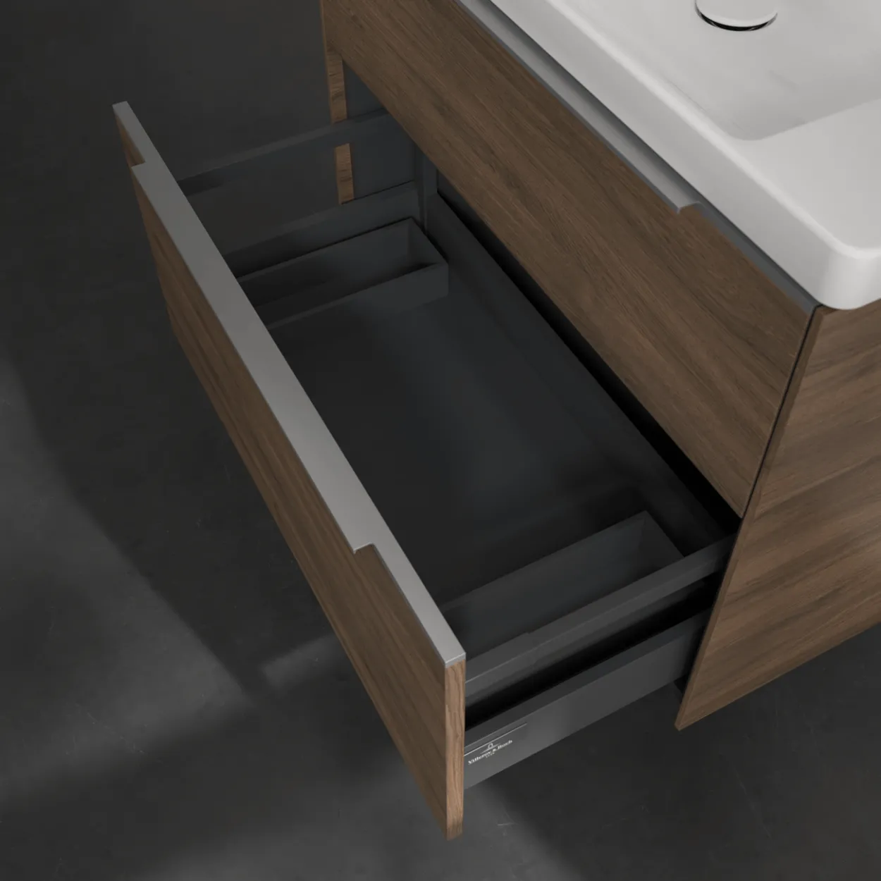 V&b subway 3.0 servantskap 77x57 arizona oak håndtak i krom