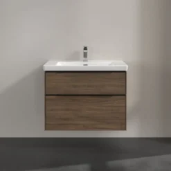 V&b subway 3.0 servantskap 77x57 arizona oak håndtak i volcano black