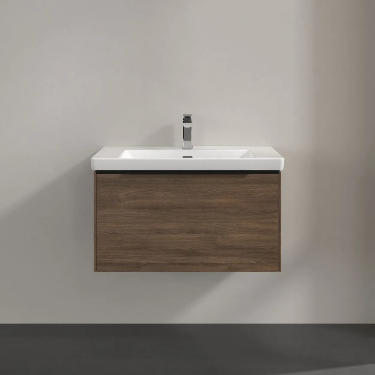 V&b subway 3.0 servantskap 77x42 arizona oak håndtak i volcano black