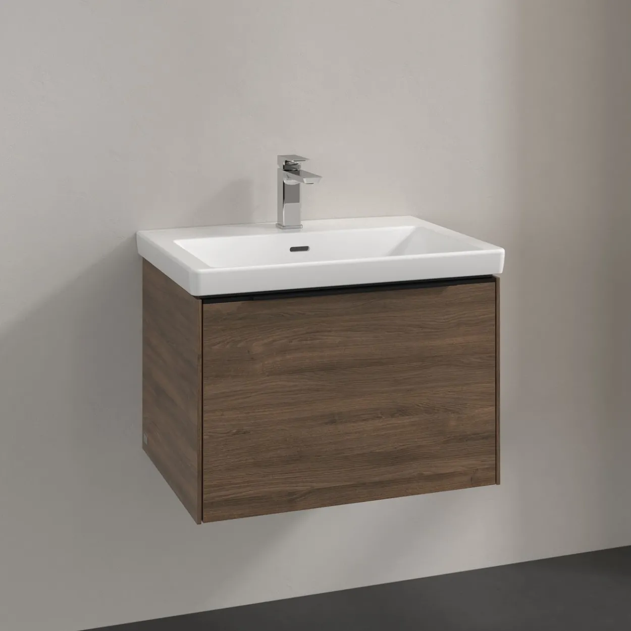 V&b subway 3.0 servantskap 66x42 arizona oak håndtak i volcano black
