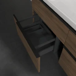 V&b subway 3.0 servantskap 127x57 arizona oak håndtak i volcano black