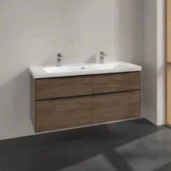 V&b subway 3.0 servantskap 127x57 arizona oak håndtak i volcano black