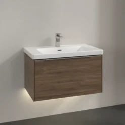 V&b subway 3.0 servantskap 77x42 arizona oak m/lys håndtak i krom