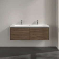 V&b subway 3.0 servantskap 127x42 arizona oak m/lys håndtak i krom