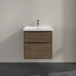 V&b subway 3.0 servantskap 57x47 arizona oak m/lys håndtak i volcano black