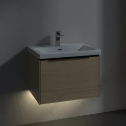 V&b subway 3.0 servantskap 66x42 arizona oak m/lys håndtak i volcano black