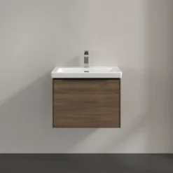 V&b subway 3.0 servantskap 57x42 arizona oak m/lys håndtak i volcano black