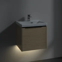 V&b subway 3.0 servantskap 47x42 arizona oak m/lys håndtak i volcano black