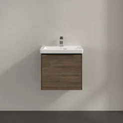 V&b subway 3.0 servantskap 47x42 arizona oak m/lys håndtak i volcano black