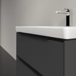 V&b subway 3.0 servantskap 62x57 black graphite håndtak i volcano