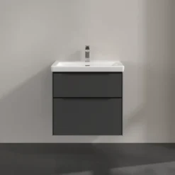 V&b subway 3.0 servantskap 62x57 black graphite m/lys håndtak i volcano