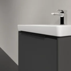 V&b subway 3.0 servantskap 47x42 black graphite m/lys håndtak i volcano