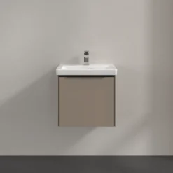 V&b subway 3.0 servantskap 47x42 black taupe m/lys håndtak i volcano