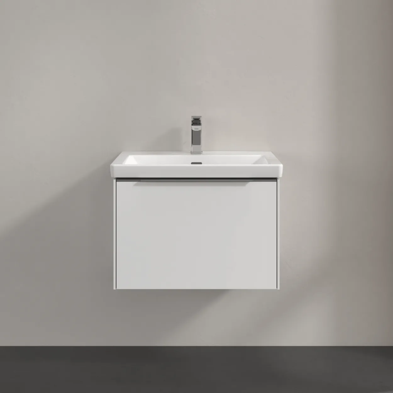 V&b subway 3.0 servantskap 66x42 brilliant white håndtak i krom