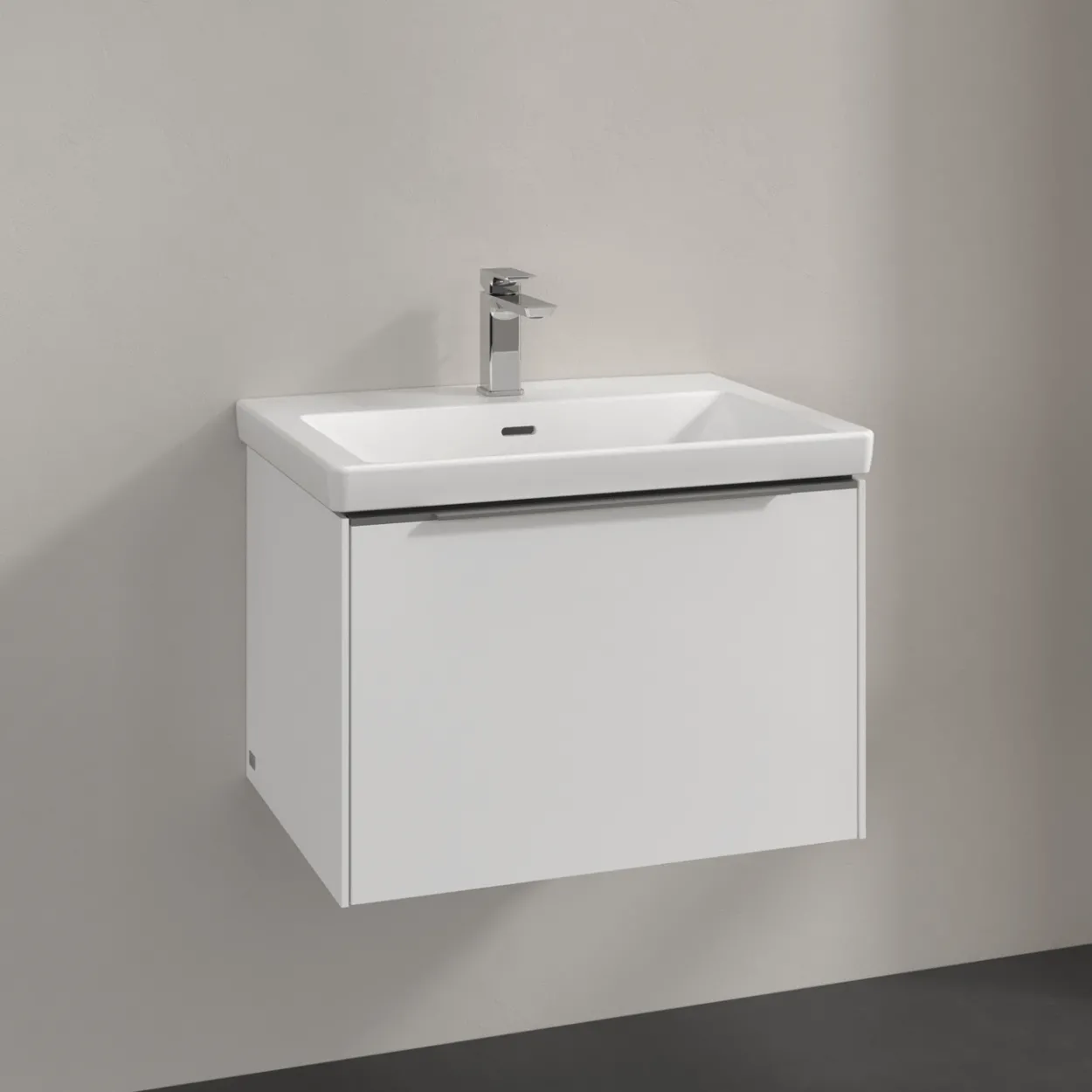 V&b subway 3.0 servantskap 66x42 brilliant white håndtak i krom