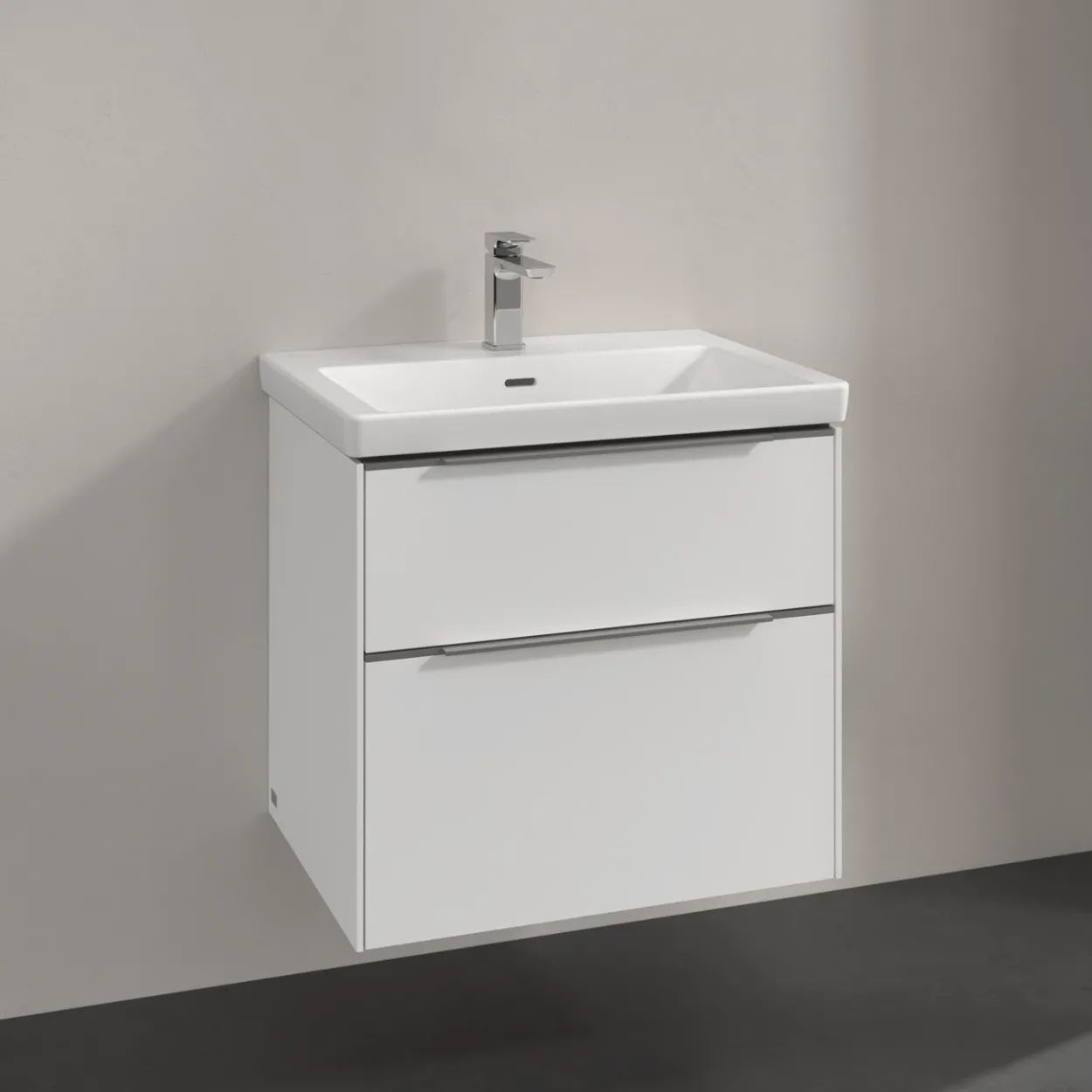 V&b subway 3.0 servantskap 62x57 brilliant white håndtak i krom