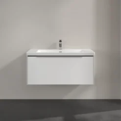 V&b subway 3.0 servantskap 97x42 brilliant white håndtak i krom