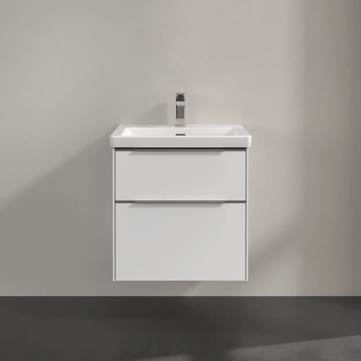 V&b subway 3.0 servantskap 57x47 brilliant white håndtak i krom