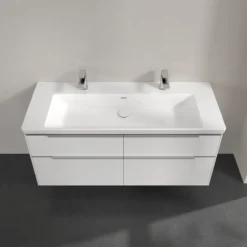 V&b subway 3.0 servantskap 127x57 brilliant white håndtak i krom