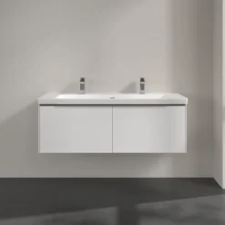 V&b subway 3.0 servantskap 127x42 brilliant white håndtak i krom