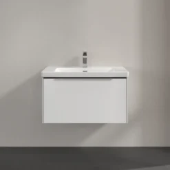 V&b subway 3.0 servantskap 77x42 brilliant white håndtak i krom