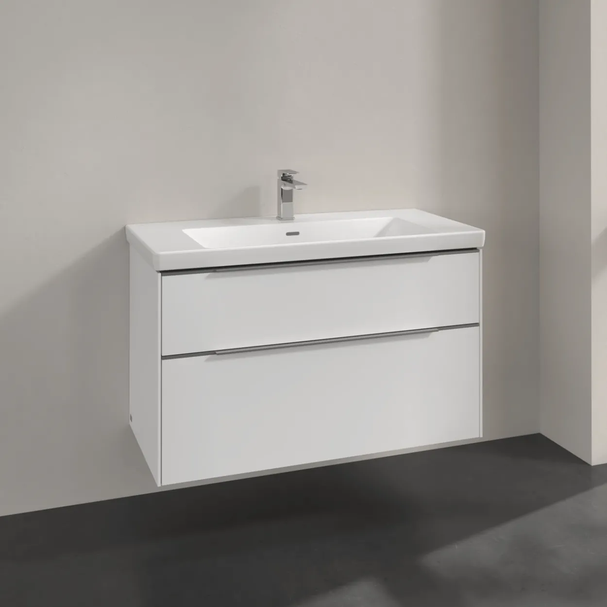 V&b subway 3.0 servantskap 97x57 brilliant white håndtak i krom