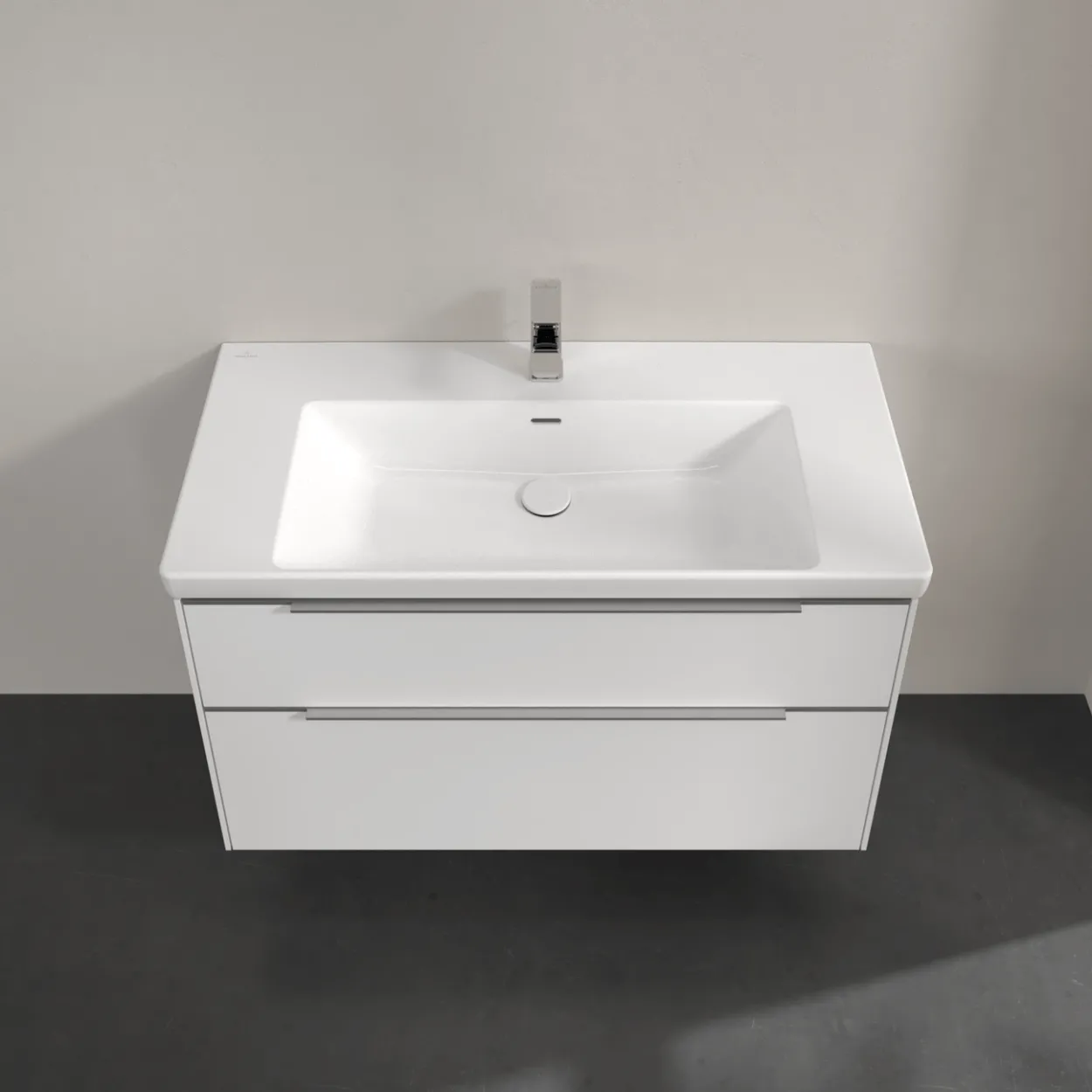 V&b subway 3.0 servantskap 97x57 brilliant white håndtak i krom