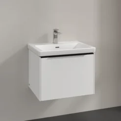 V&b subway 3.0 servantskap 57x42 brilliant white håndtak i volcano black