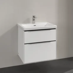 V&b subway 3.0 servantskap 62x57 brilliant white håndtak i volcano black